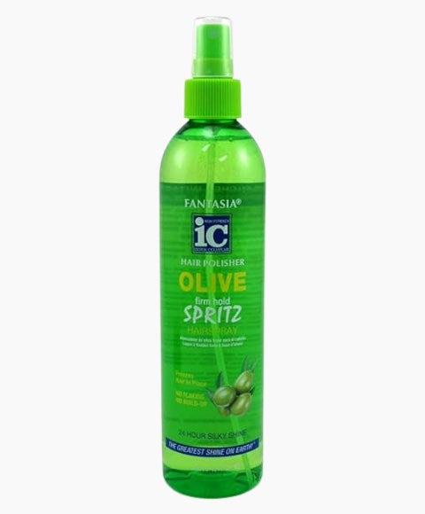 Fantasia Hair Polisher Olive Firm Hold Spritz Hair Spray