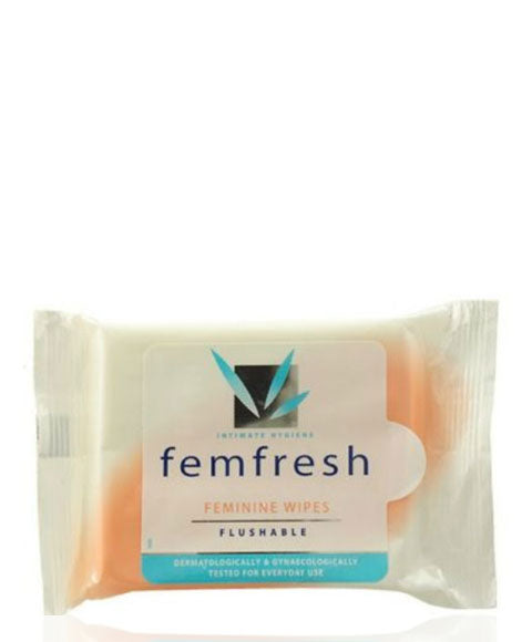 Fem Fresh Intimate Hygiene  Flushable Feminine Wipes