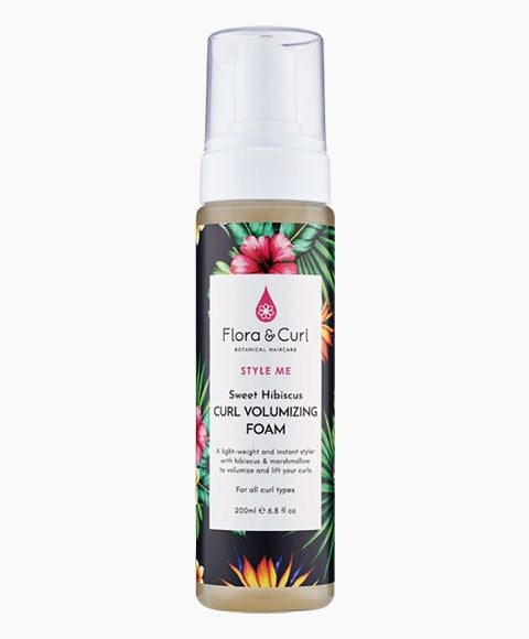 Flora And Curl Style Me Sweet Hibiscus Curl Volumizing Foam