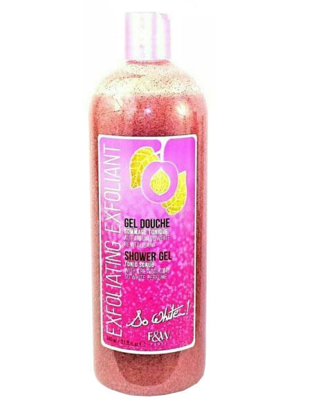 fair and white So White Exfoliant Shower Gel Tonic Scrub
