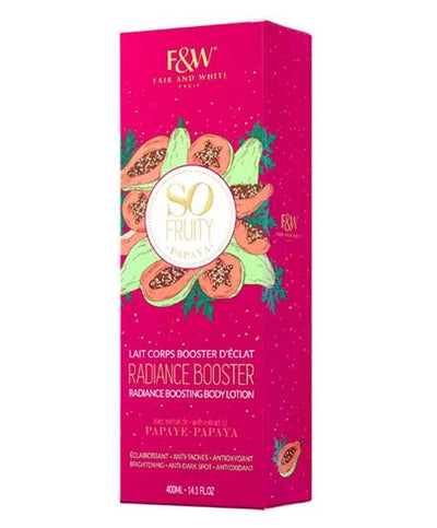 F & W So Fruity Papaya Radiance Boosting Body Lotion 400ml
