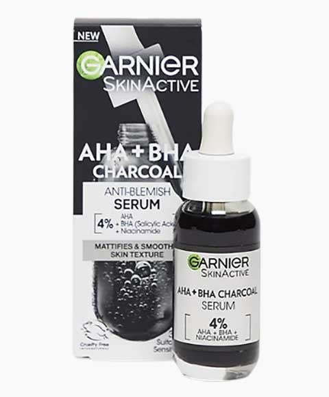 Garnier  Skin Active AHA BHA Charcoal Anti Blemish Serum