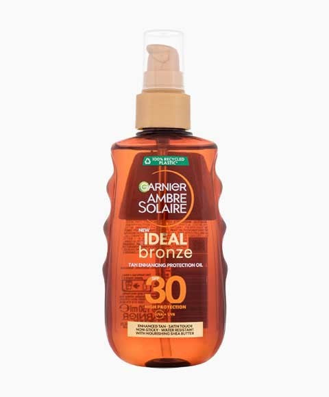 Garnier Ambre Solaire Ideal Bronze Tan Enhancing Protection Oil 30 SPF