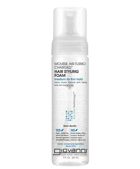 Giovanni Mousse Air Turbo Charged Hair Styling Foam