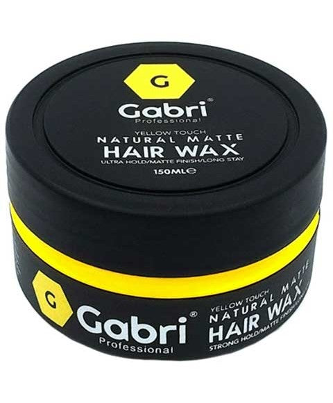 Gabri Professional Yellow Touch Natural Matte Gel Hair Wax