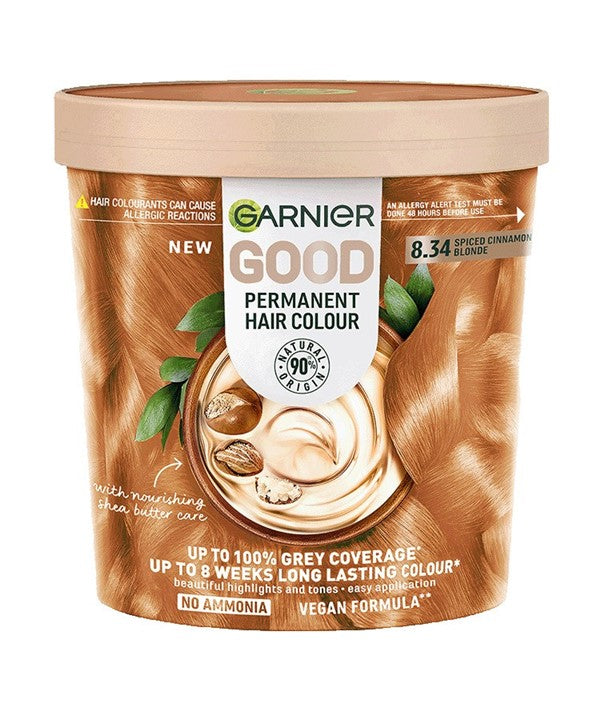 Garnier  Good Permanent Hair Colour 8.34 Spiced Cinnamon Blonde