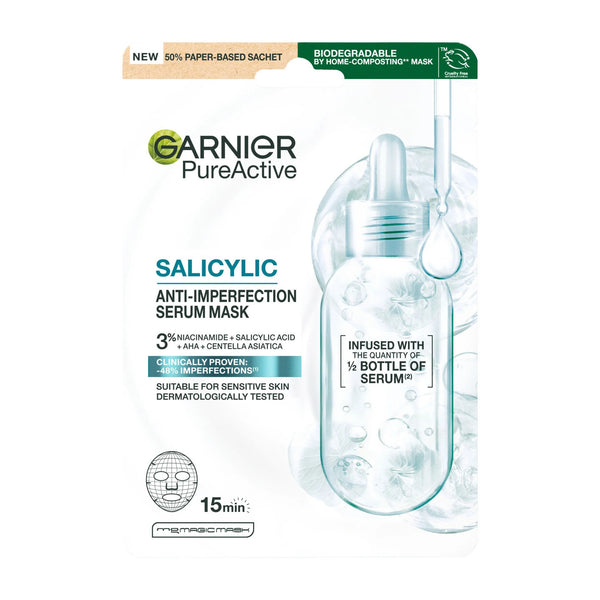 Garnier  Pure Active Salicylic Anti Imperfection Serum Mask