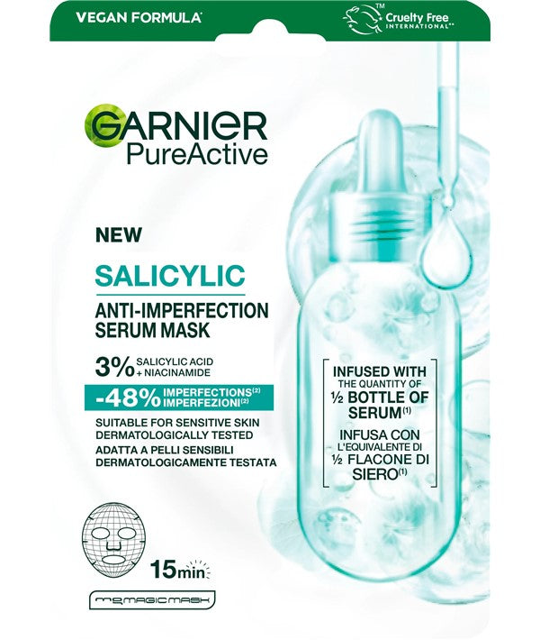 Garnier  Pure Active Salicylic Anti Imperfection Serum Mask
