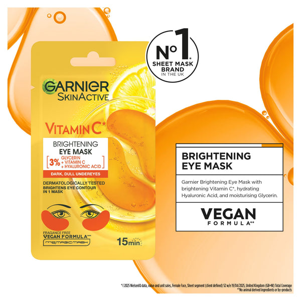 Garnier  Skin Active Vitamin C Brightening Eye Mask
