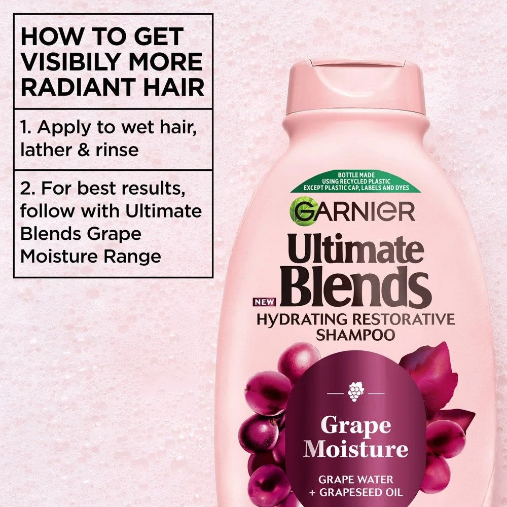 Garnier  Ultimate Blends Grape Moisture Hydrating Restorative Shampoo