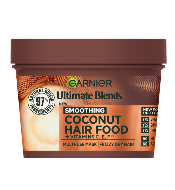 Garnier Ultimate Blends Smoothing Hair Food Coconut 3In1 Hair Mask - Afro Hair Boutique
