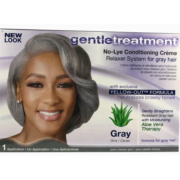 Johnson Products Gentle Treatment No Lye Conditioning Creme Relaxer For Gray Hair - Afro Hair Boutique