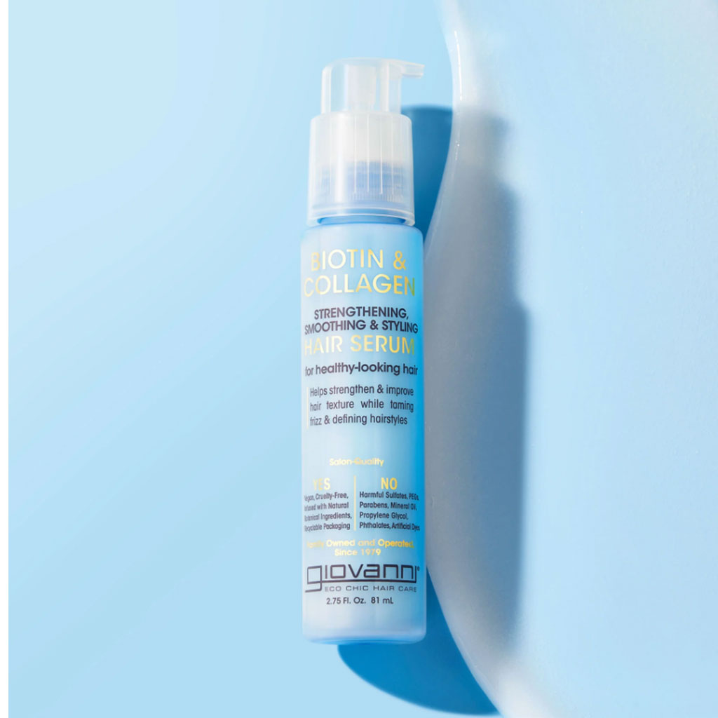 Giovanni  Biotin Collagen Strengthening Smoothing And Styling Hair Serum