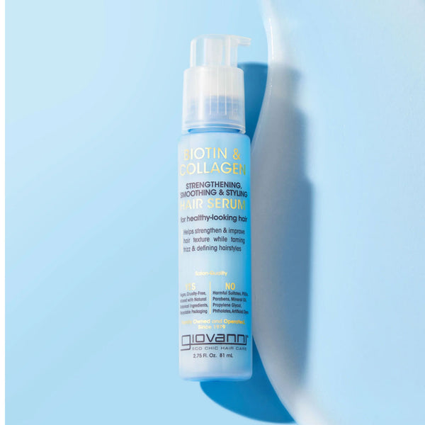 Giovanni  Biotin Collagen Strengthening Smoothing And Styling Hair Serum