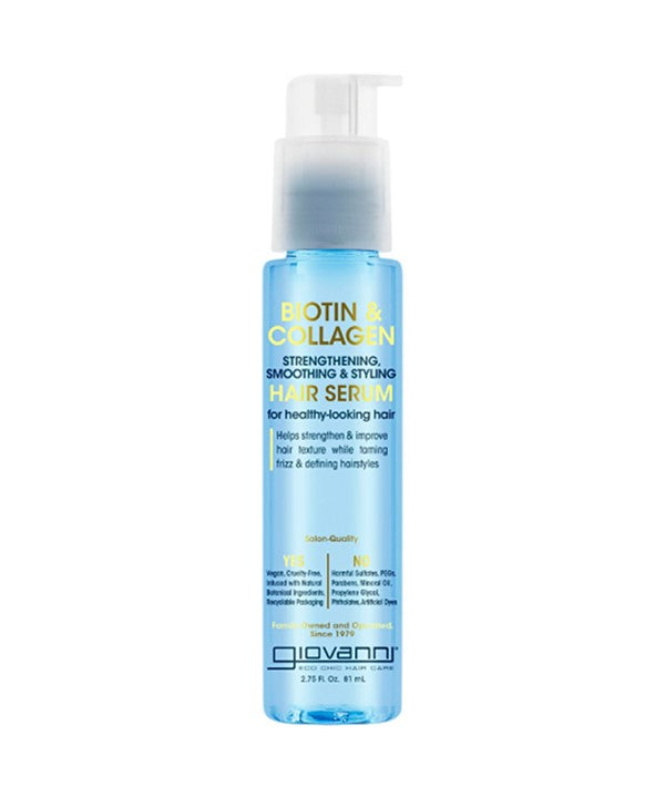 Giovanni  Biotin Collagen Strengthening Smoothing And Styling Hair Serum