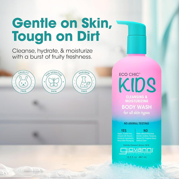 Giovanni  Eco Chic Kids Cleansing And Moisturizing Body Wash