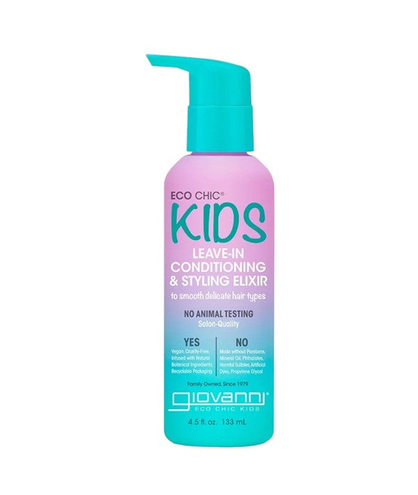 Giovanni  Eco Chic Kids Leave In Conditioning And Style Elixir