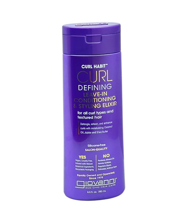 Giovanni  Curl Habit Curl Defining Leave In Conditioning Styling Elixir