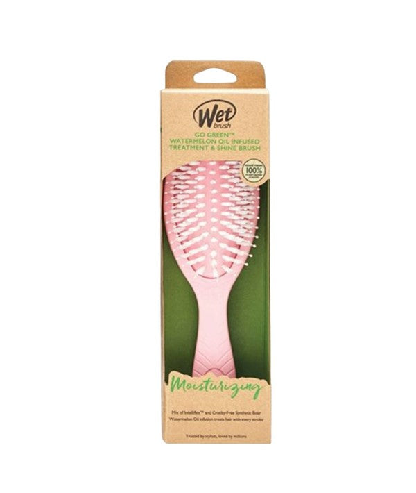 Wet Brush Go Green Watermelon Oil Infused Treatment And Shine Brush