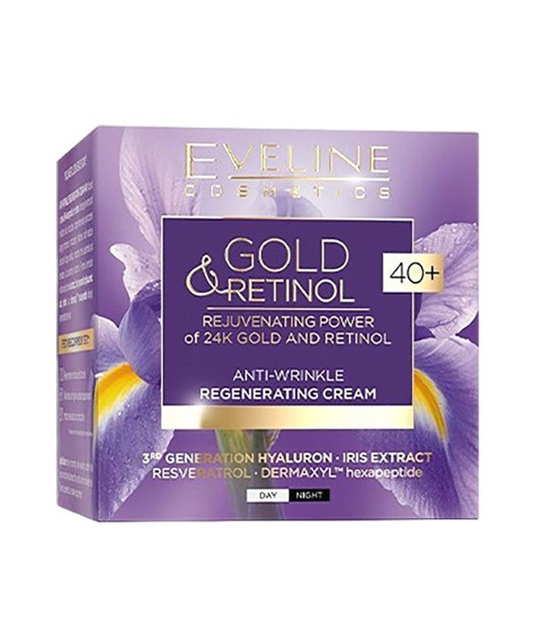 Eveline  Gold Retinol Anti Wrinkle Regenerating Cream 40 Plus