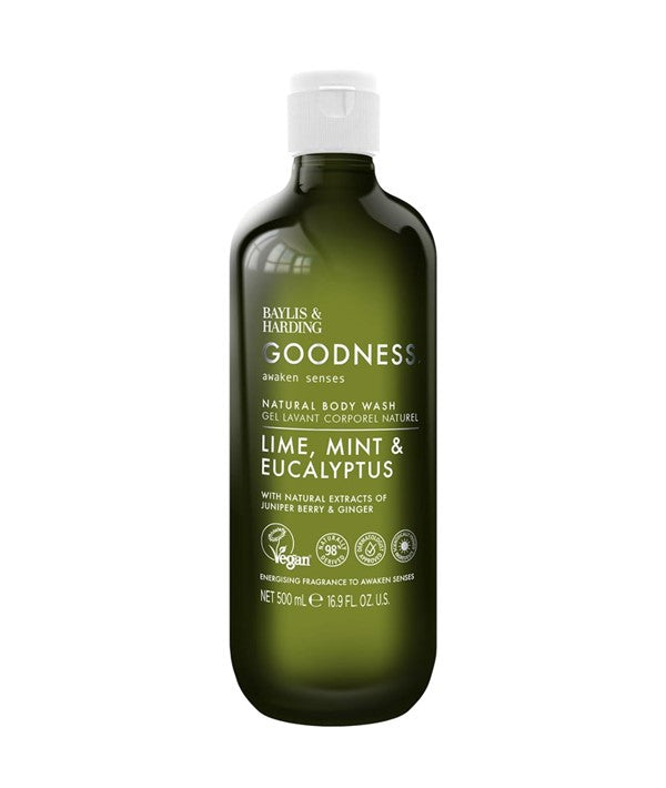 Baylis And Harding Goodness Lime Mint And Eucalyptus Natural Body Wash
