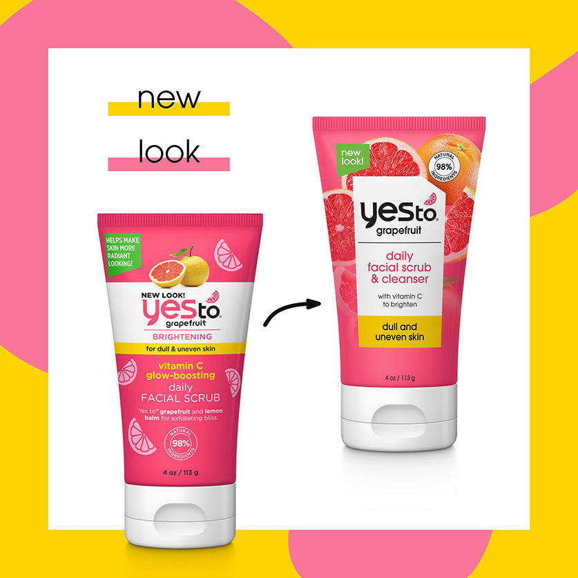 Yes To Grapefruit Vitamin C Glow Boosting Daily Facial Scrub 113g
