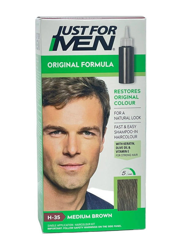 Just For Men Original Formula Mens Easy Shampoo In Hair Colour Dye | All Shades