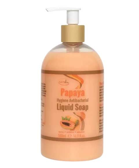Haz Beauty Natskin Papaya Hygiene Antibacterial Liquid Soap