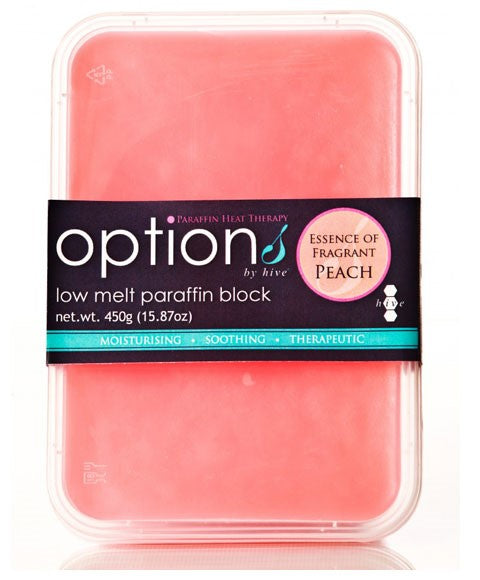 Hive  Peach Paraffin Wax Block