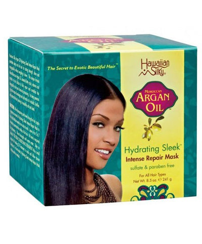 Hawaiian Silky Hydrating Sleek Argan Oil Repair Mask 241g