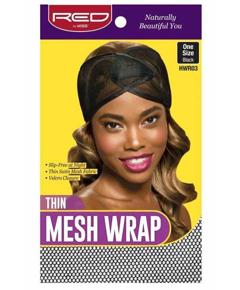 Red By Kiss Thin Mesh Wrap Black HWR03