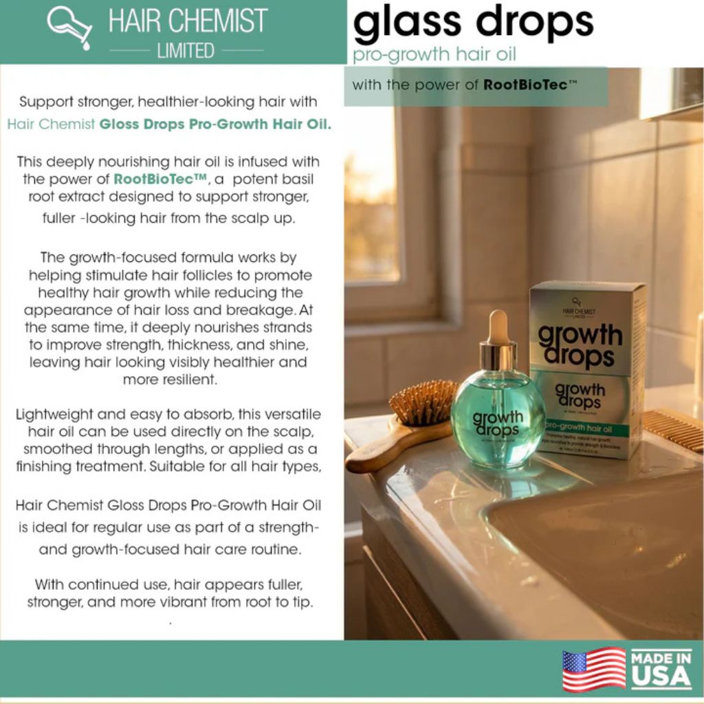 Hair Chemist  Gloss Drops Pro Growth Hair Oil