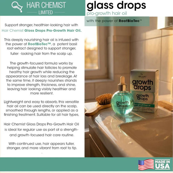 Hair Chemist  Gloss Drops Pro Growth Hair Oil