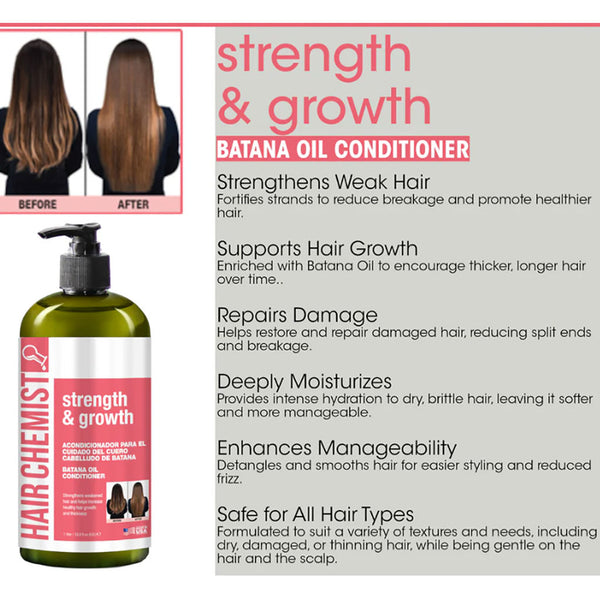 Hair Chemist  Strength And Growth Batana Oil Conditioner