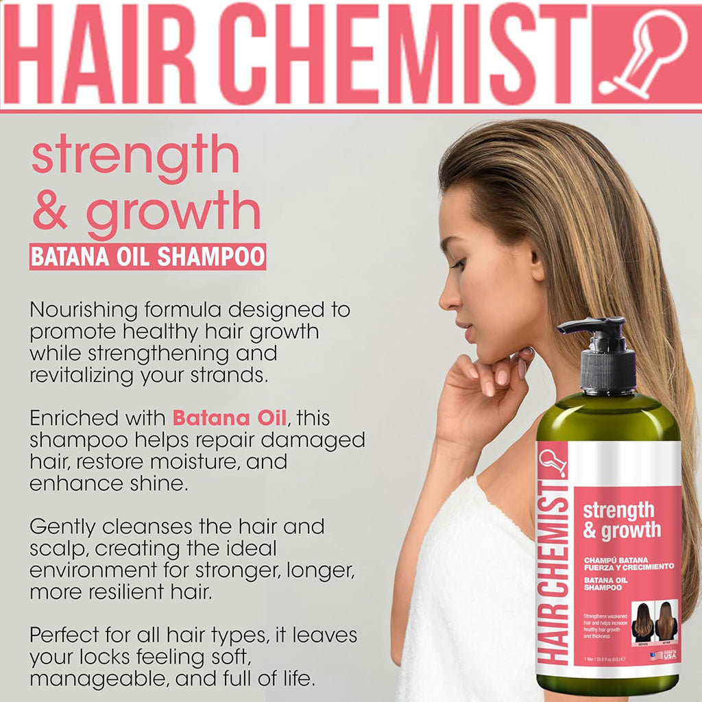 Hair Chemist  Strength And Growth Batana Oil Shampoo