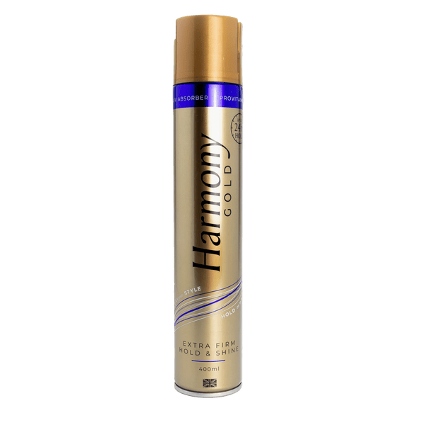 Three Pears Harmony Gold Extra Firm Hold And Shine Hairspray 400ml / 75 ml - Afro Hair Boutique