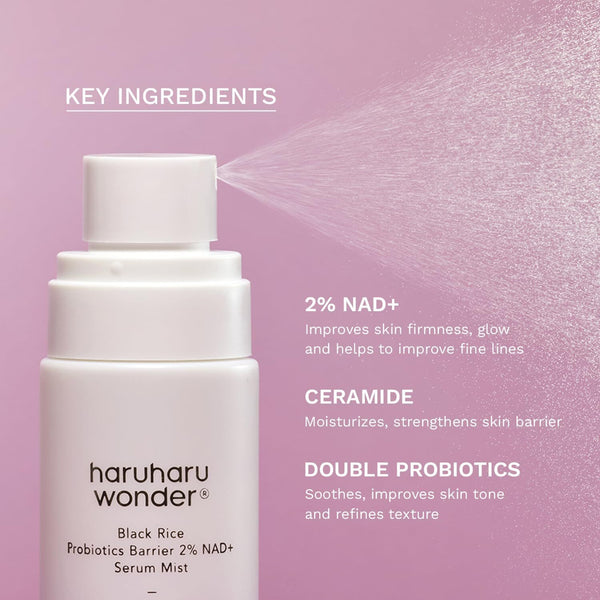 Haruharu Wonder  Black Rice Probiotics Barrier NAD Plus Serum Mist