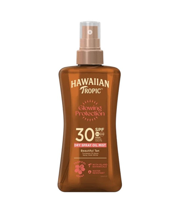 Hawaiian Tropic  Glowing Protection Beautiful Tan Dry Spray Oil Mist 30SPF