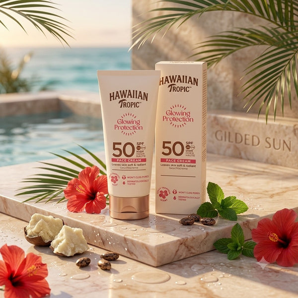 Hawaiian Tropic  Glowing Protection Face Cream 50SPF
