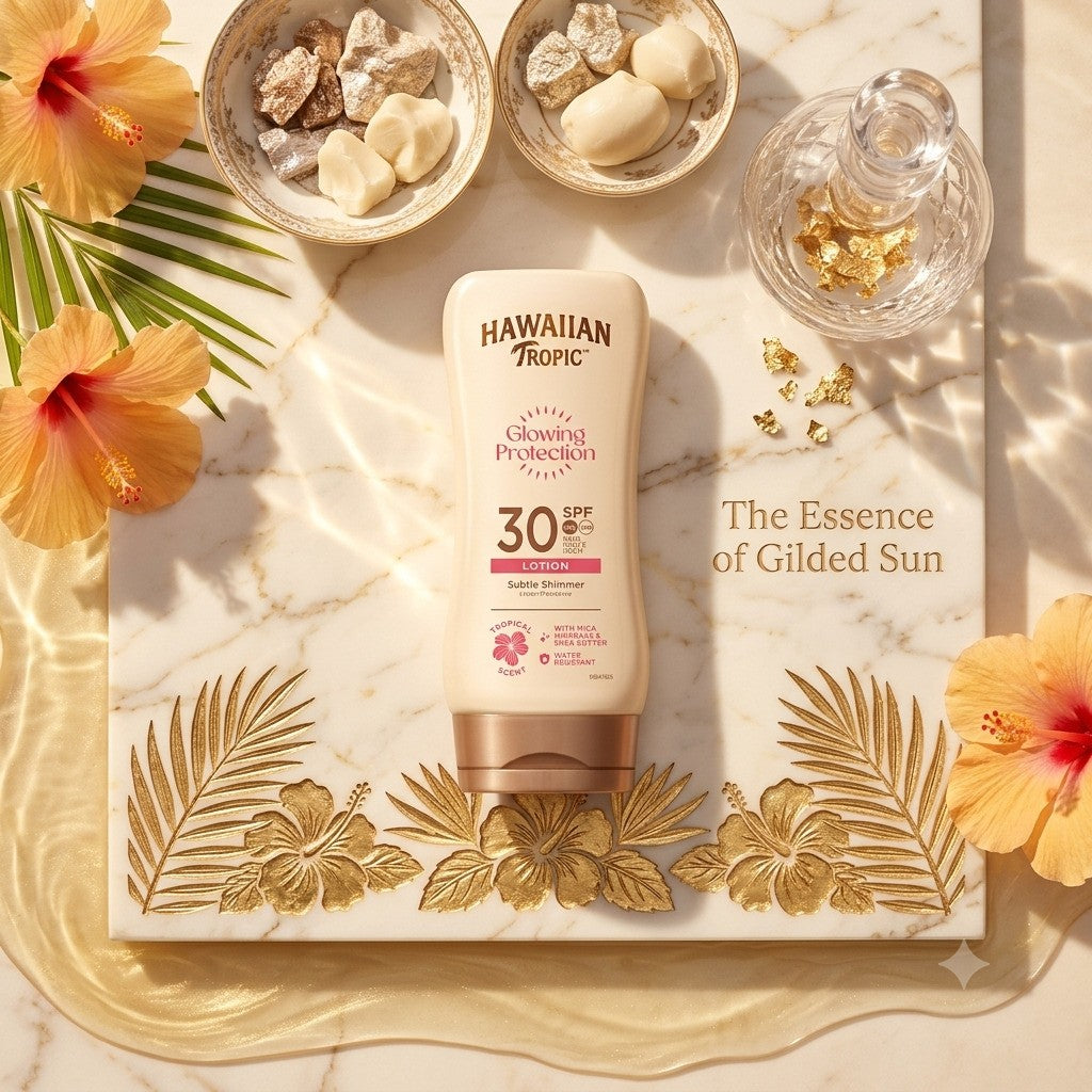 Hawaiian Tropic  Glowing Protection Sunscreen Lotion 30SPF
