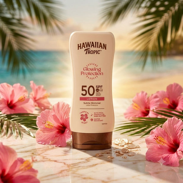 Hawaiian Tropic  Glowing Protection Sunscreen Lotion 50SPF