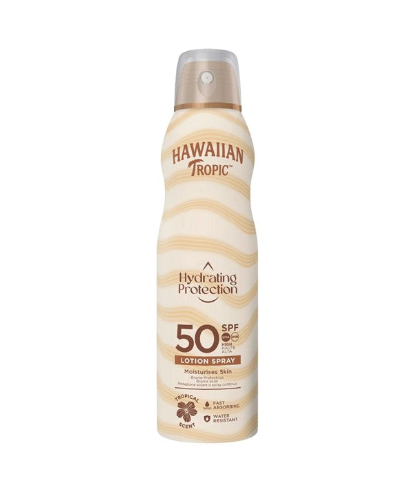 Hawaiian Tropic  Hydrating Protection Sunscreen Lotion Spray 50SPF