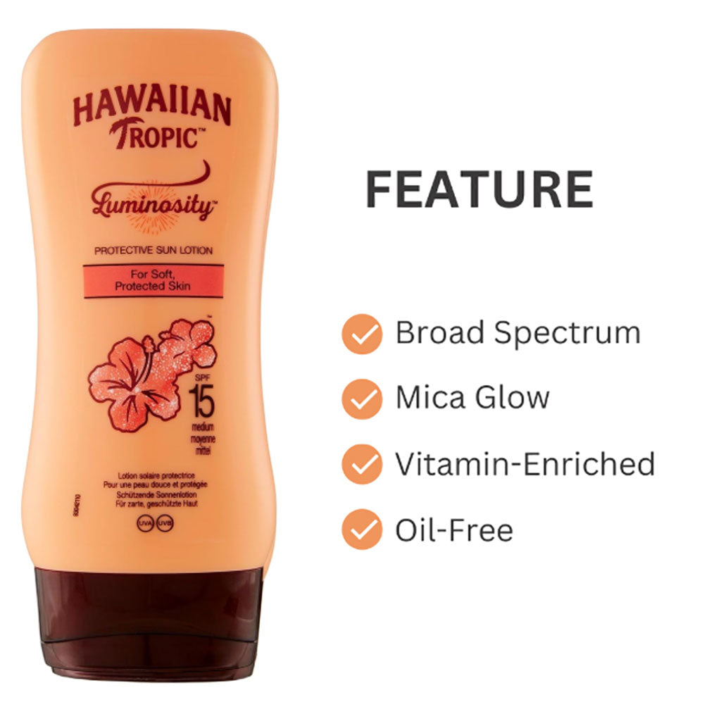 Hawaiian Tropic  Luminosity Protective Sun Lotion SPF15
