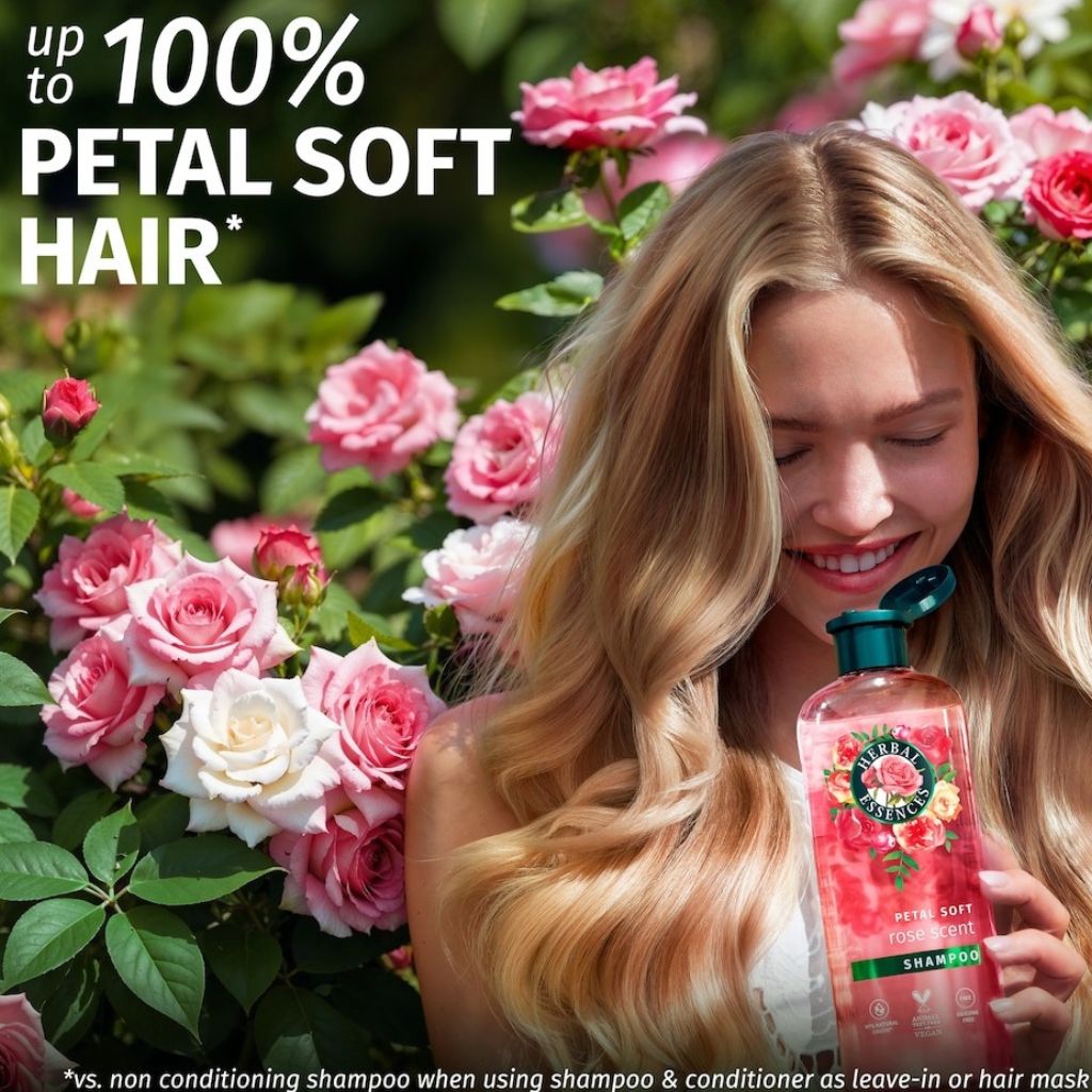 Herbal Essences  Petal Soft Rose Scent Shampoo