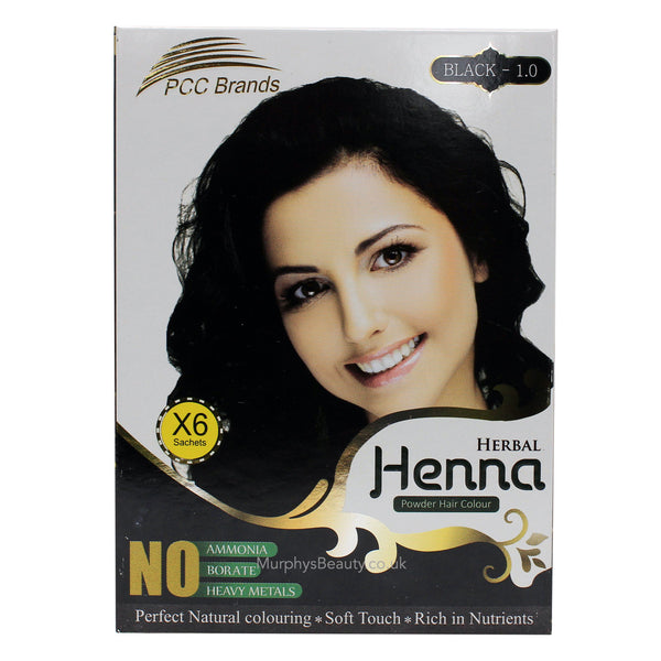 Herbal Henna Powder Hair Color in Black, Brown, Dark Brown & Burgundy Full Range - Afro Hair Boutique
