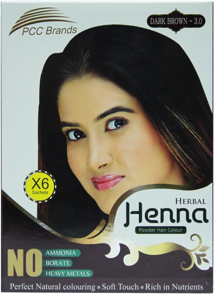 Herbal Henna Powder Hair Color in Black, Brown, Dark Brown & Burgundy Full Range - Afro Hair Boutique