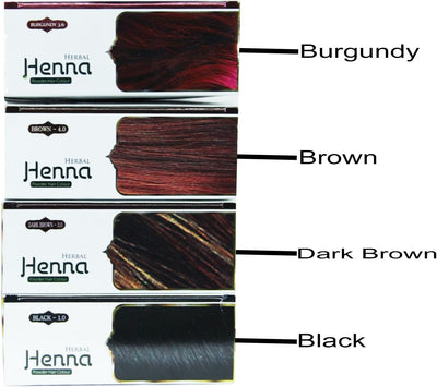 Herbal Henna Black Powder Hair Color 1.0 Black