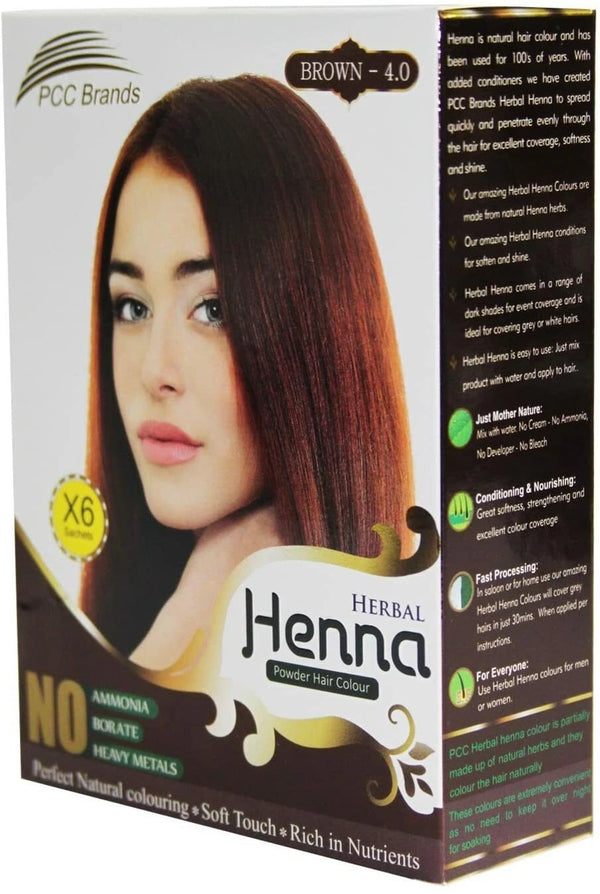 Herbal Henna Powder Hair Color in Black, Brown, Dark Brown & Burgundy Full Range - Afro Hair Boutique