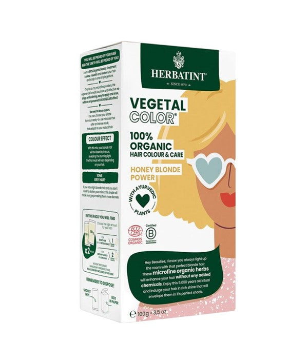 Herbatint  - Vegetal Organic Hair Color Honey Blonde Power