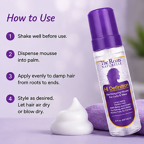 The Roots Naturelle Hi Definition Hair Designing Mousse 237ml